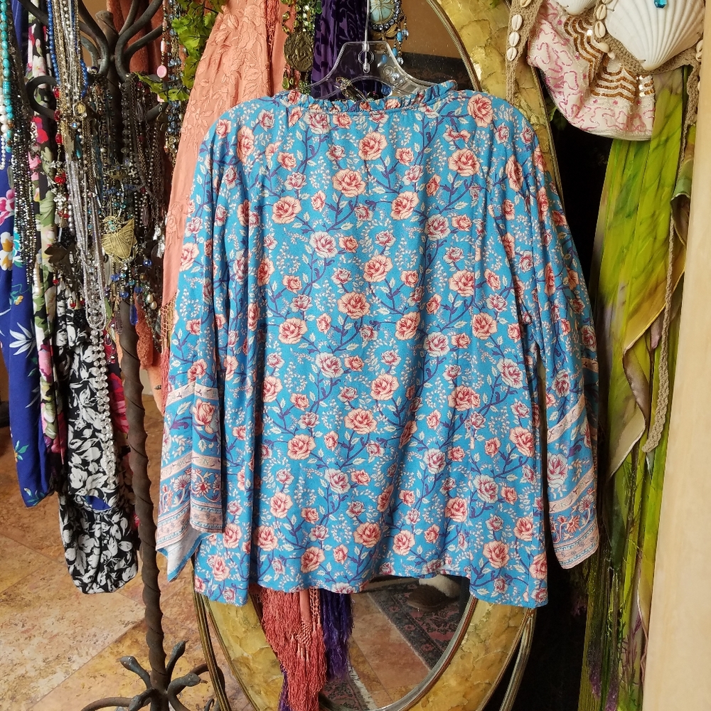 ARNHEM BELLA ROSA FLORAL BLOUSE - Picture 2 of 3